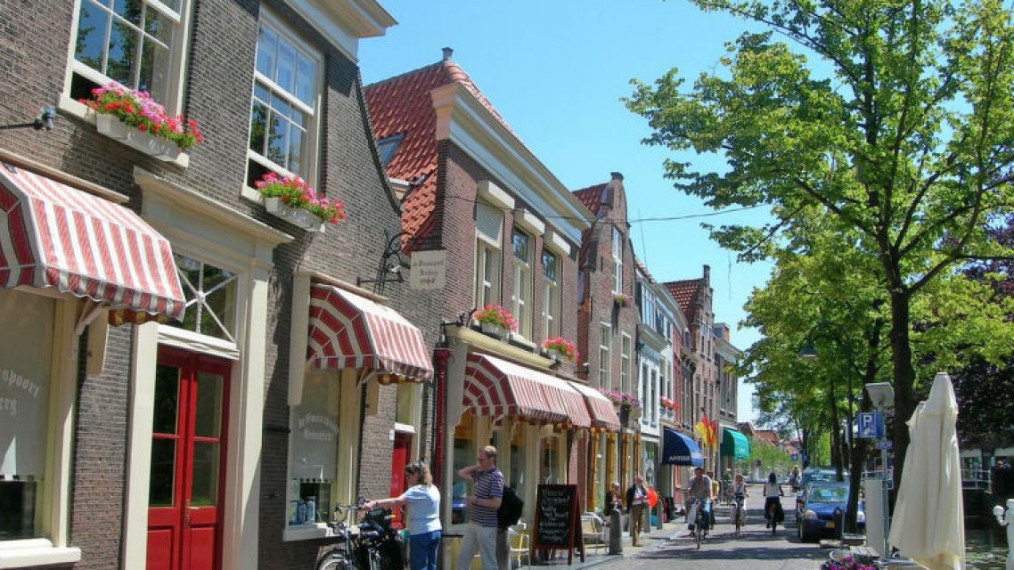 Holland-Delft-Flanierstraße