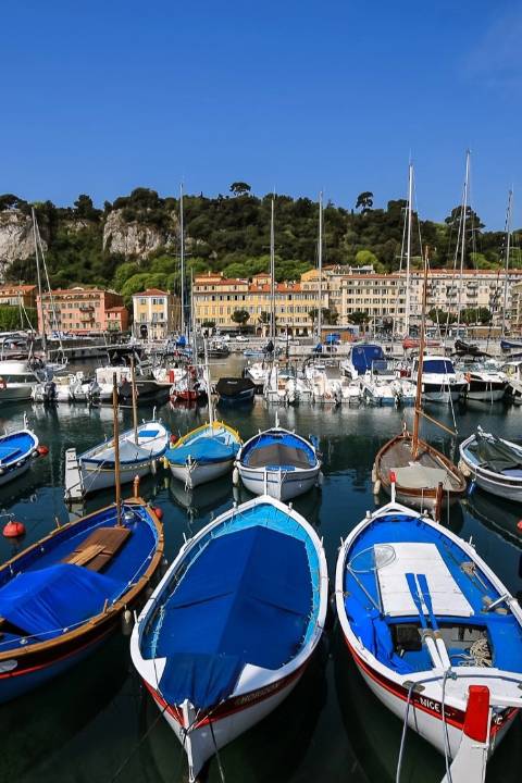 Frankreich-Cote-d'Azur-Boote