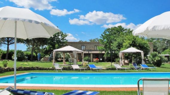 Ferienresidenz-Pool-Toskana