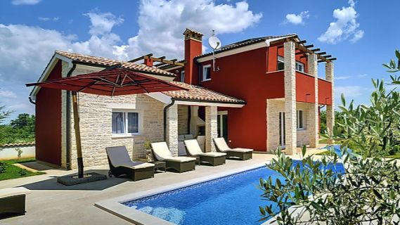 Ferienvilla-Pool-Istrien